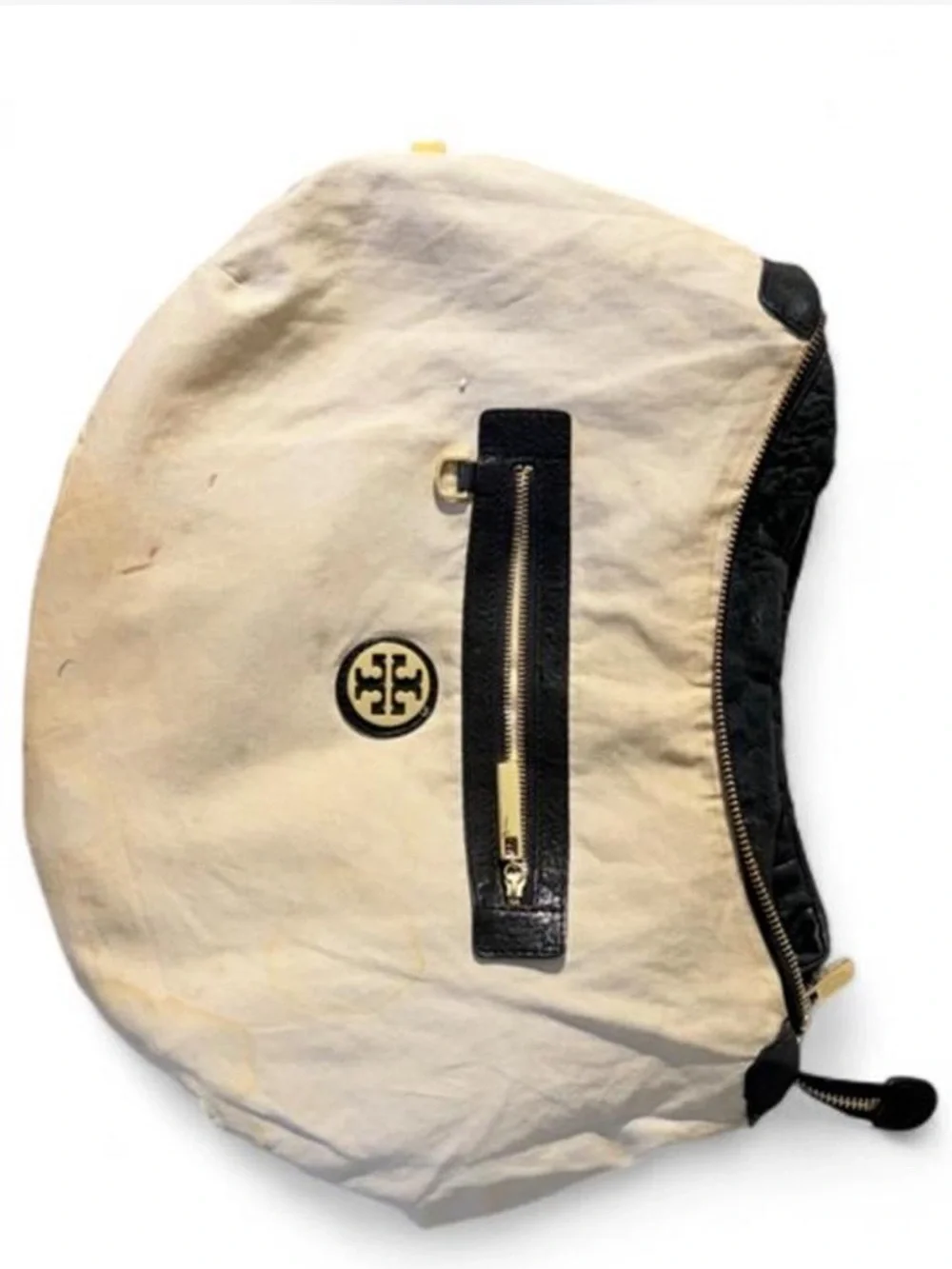 Tory Burch black zipper pocket